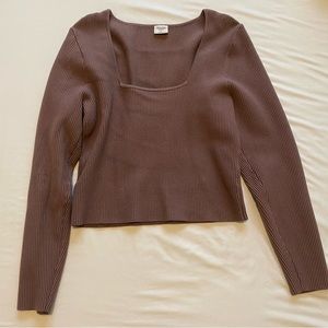 Abercrombie ribbed long sleeve